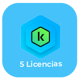 Kaspersky 5 Licencias